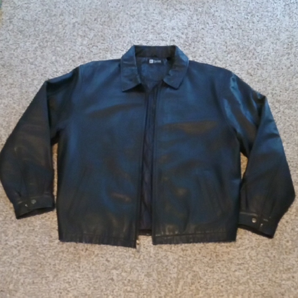 Men's Leather Motorcycle Jacket